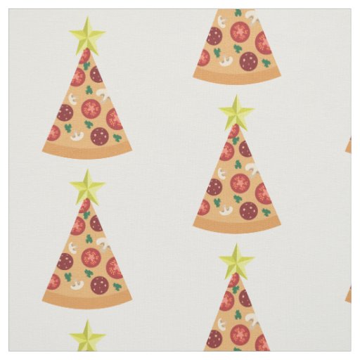 pizza ugly christmas tree funny fabric