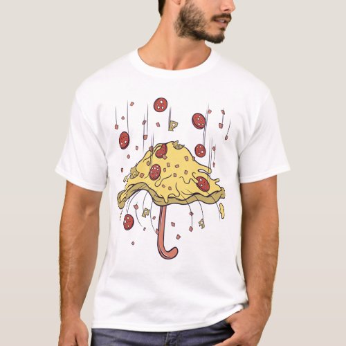 Pizza umbrella gift  T_Shirt