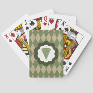 pizza vintage poker cards