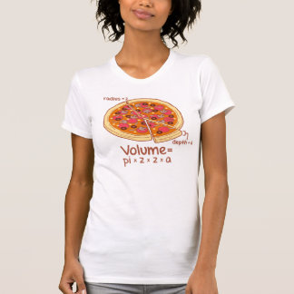 Pizza Volume Mathematical Formula = Pi*z*z*a T-Shirt