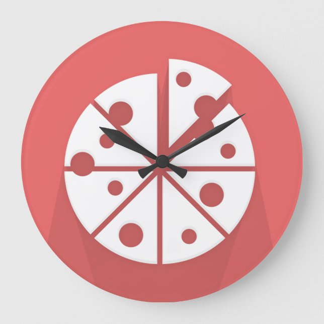 PIZZA WALL CLOCK (Front)