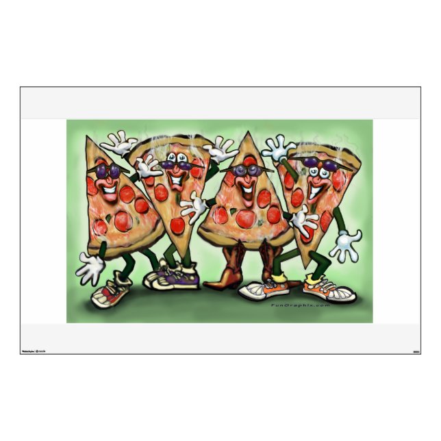 Pizza Wall Decal (Front)