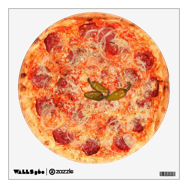 Pizza Wall Sticker (Front)