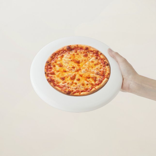 Pizza Wham-O Frisbee (In Hand)