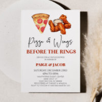 Pizza & Wings Before Rings Wedding Couples Shower