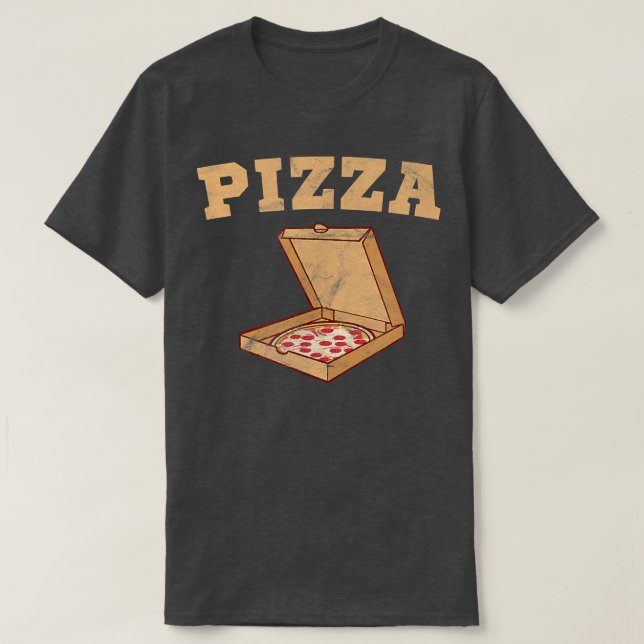 Pizza With A Pizza In A Box - Pizza 25094624 T-Shirt (Design Front)