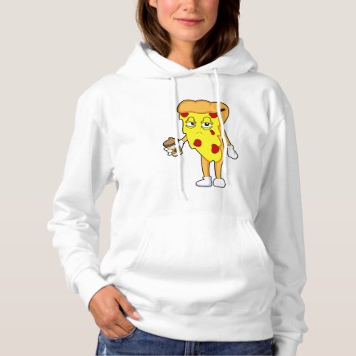 Pizza with Salami Cheese  Coffee Hoodie