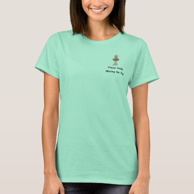 Pizza With Shrimp On Top (Front)