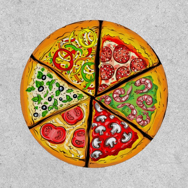 PIZZA Your Choice of Toppings Patch (Front)