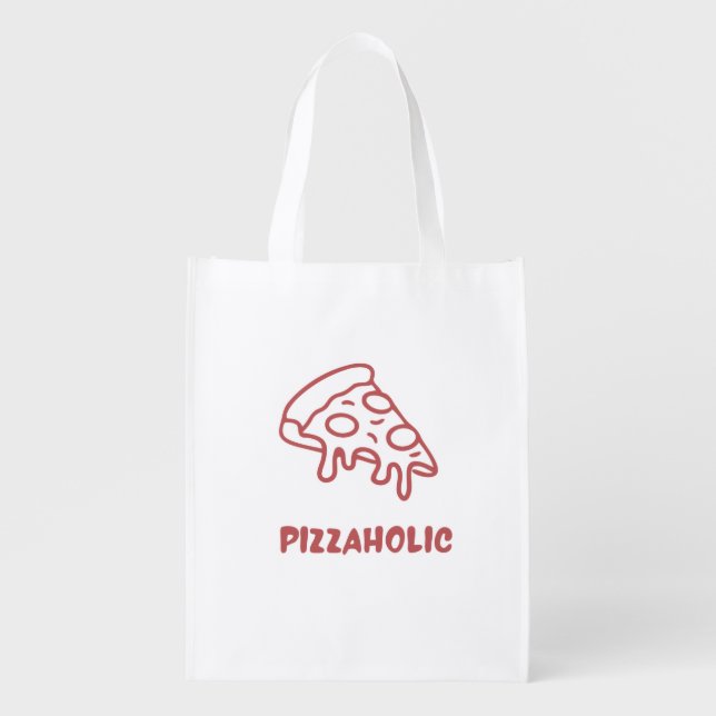 Pizzaholic Tote Bag (Front)