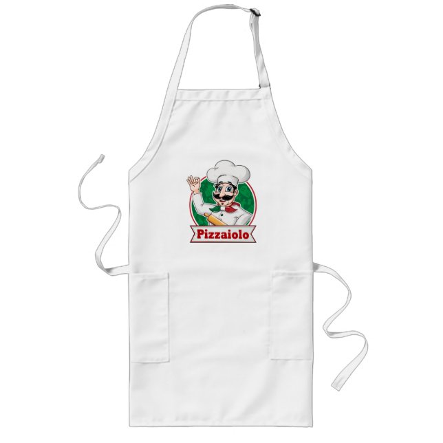 Pizzaiolo Pizza Chef Long Apron (Front)