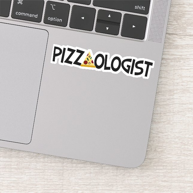 Pizzaologist - Funny Pizza  Sticker (Detail)