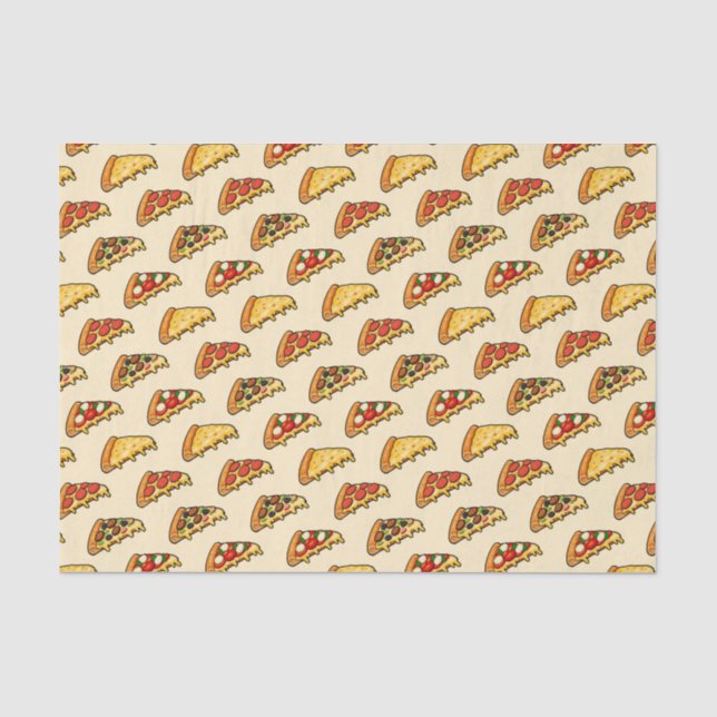 Pizzas Tissue Paper (Front)