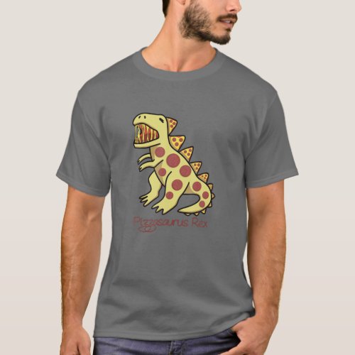 Pizzasaurus Rex Pizza And Dinosaur T_Shirt