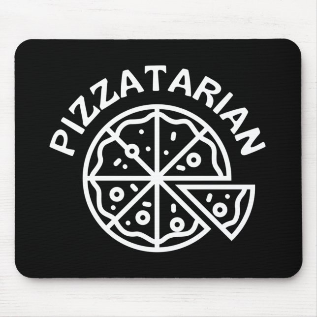 Pizzatarian Pizza Mouse Pad (Front)