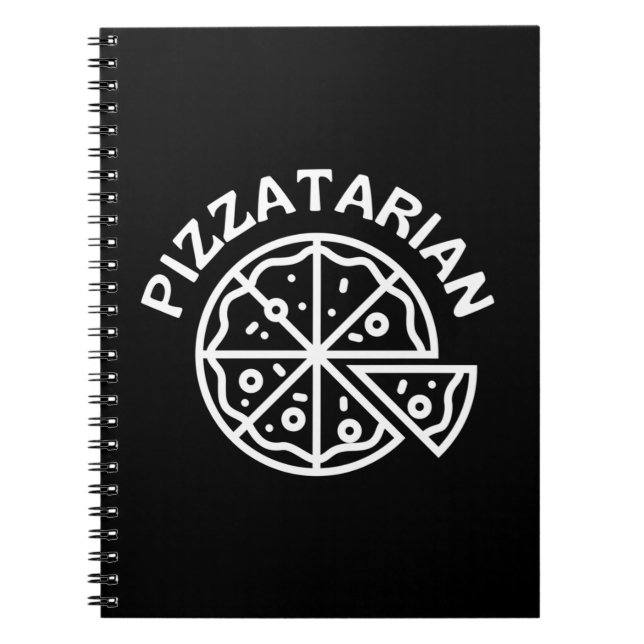 Pizzatarian Pizza Notebook (Front)