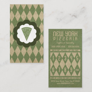 pizzeria diamonds stamp card