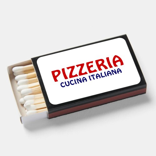 Pizzeria Matchboxes