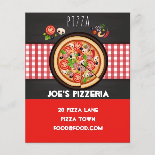 Pizzeria Pizza food restaurant Flyer
