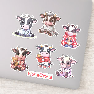 Pj cow sleepover! sticker