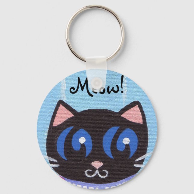 PJ Kitty, Meow! Keychain (Front)