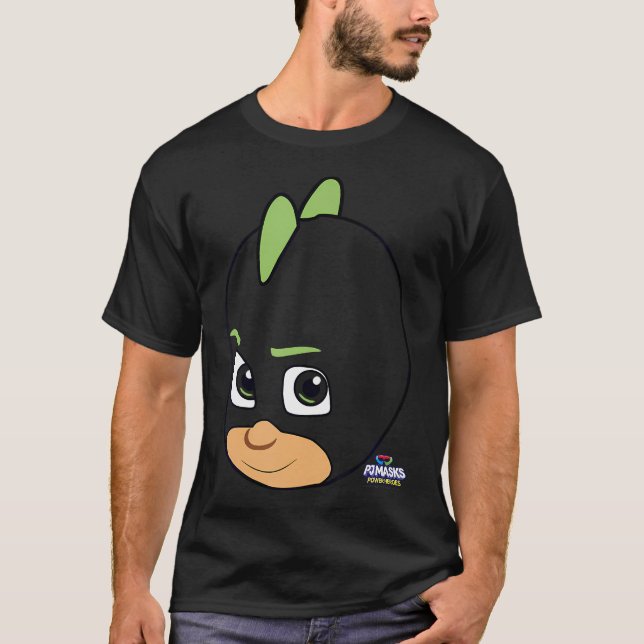 Pj Masks Gekko Big Face Power Hero Portrait T-Shirt (Front)
