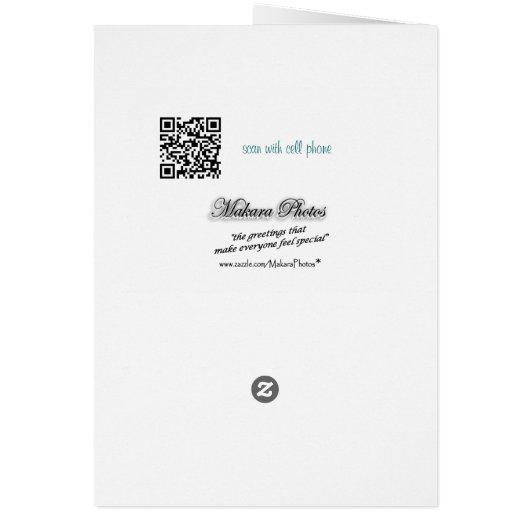 Pk Gerber Daisy Card-customize any occasion (Back)