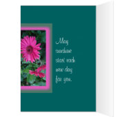 Pk Gerber Daisy Card-customize any occasion (Inside (Left))