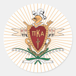 PKA Crest Color Classic Round Sticker