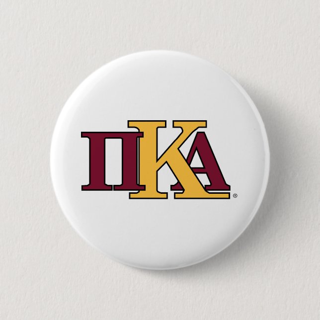 PKA Letters Pinback Button (Front)