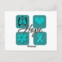 PKD Hope Love Inspire Awareness Postcard