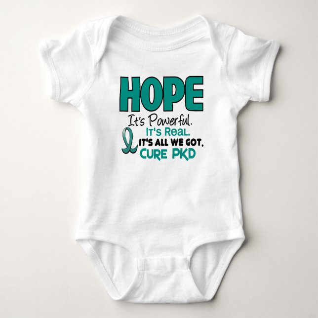 PKD Polycystic Kidney Disease HOPE 1 Baby Bodysuit (Front)