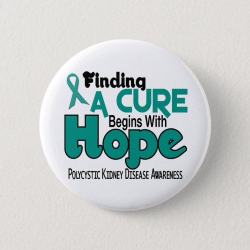 PKD Polycystic Kidney Disease HOPE 5 Button