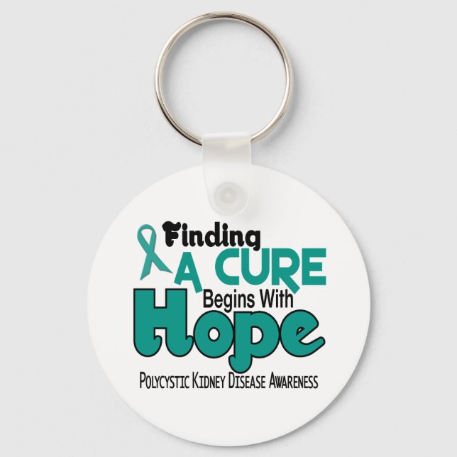 PKD Polycystic Kidney Disease HOPE 5 Keychain (Front)