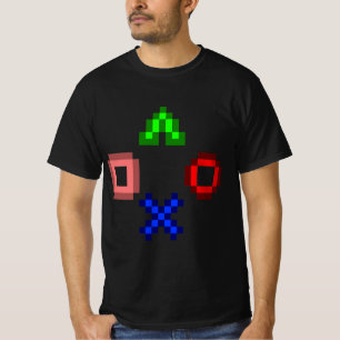 PL4 PLaystation Game Controller Button T-Shirt