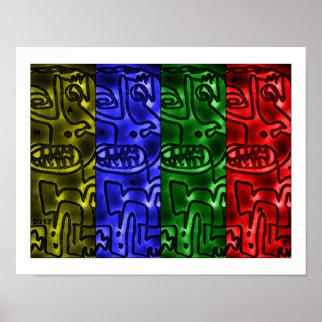 PL#1030295 MarkyArt Modern Contemporary Graphic Poster (Front)