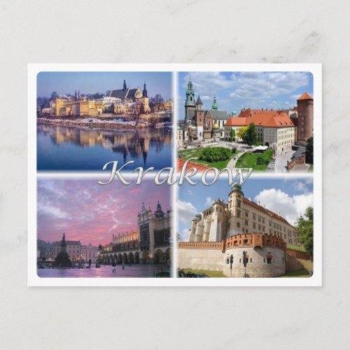 PL Poland  Polska _ Krakow _ Postcard