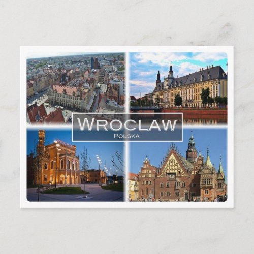 PL Poland _ Wroclaw _ Postcard