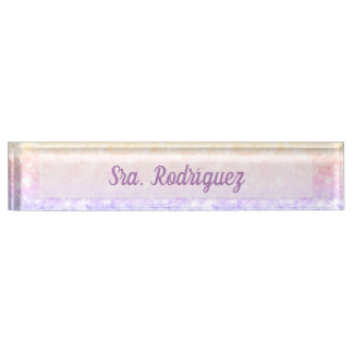 Placa de nombre para escritorio desk name plate