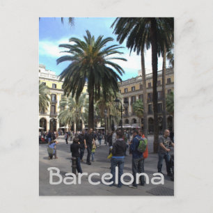Plaça Reial, Barcelona Postcard