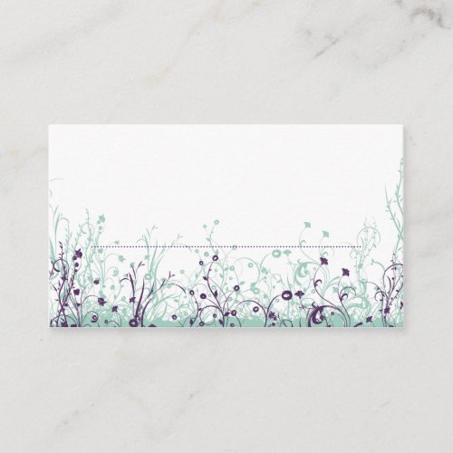 Place Card ~ Butterfly Garden 9 Business Card Template