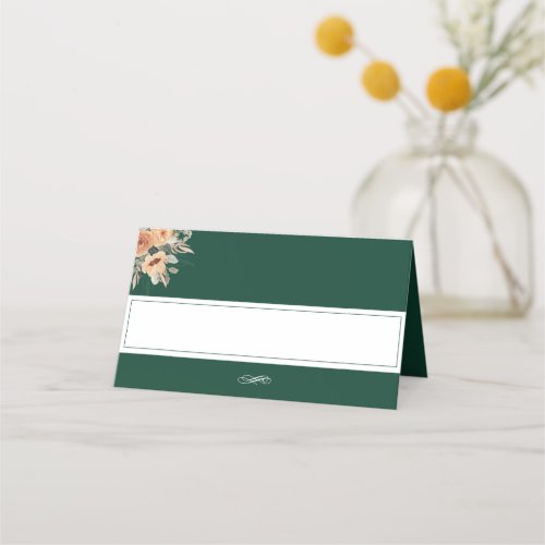 Place Card _ Elegant floral wedding design