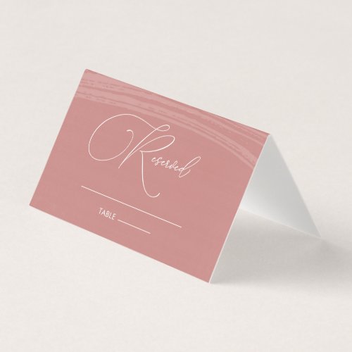 Place Card  Elegant Script Font