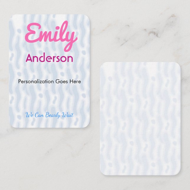 Place Cards Custom Printed Guest Seating | Elegant (Front/Back)