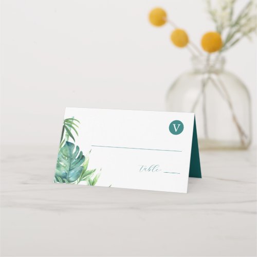 Place Cards Tropical Destination Wedding Theme