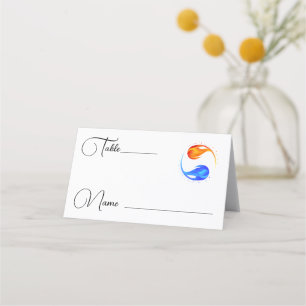 Place Cards-Wedding-Twin Flame- Place Card