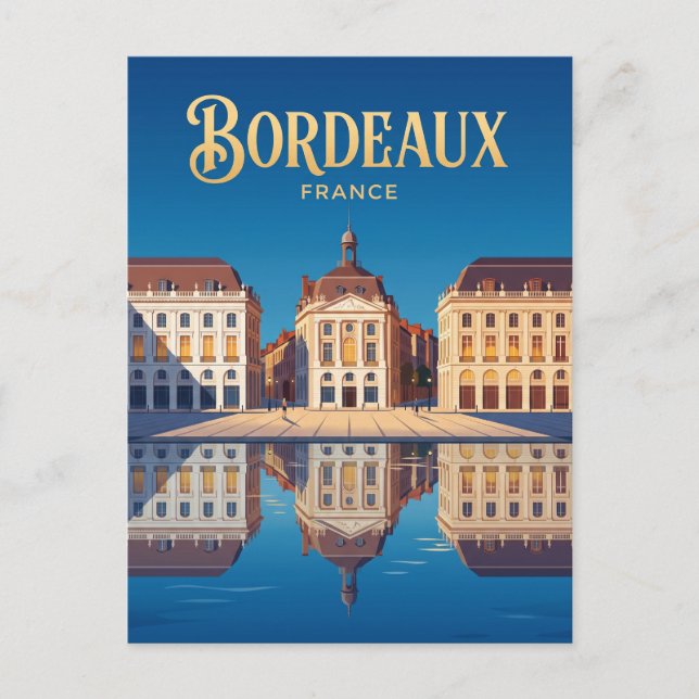 Place de la Bourse France Postcard (Front)