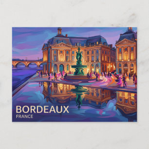 Place de la Bourse France Postcard