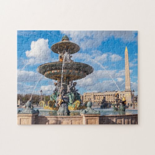 Place de la Concorde and obelisk _ Paris France Jigsaw Puzzle