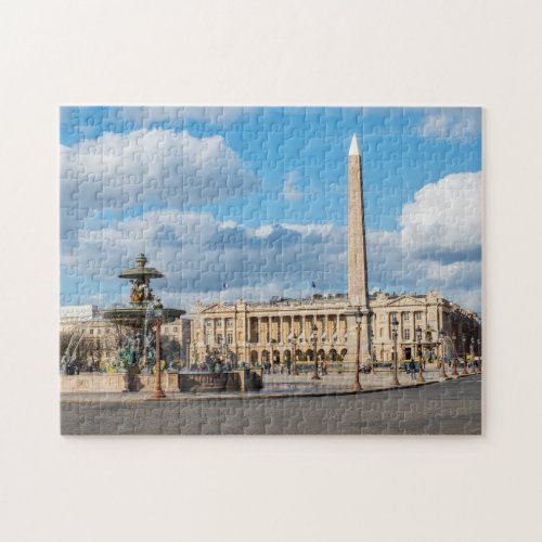 Place de la Concorde and obelisk _ Paris France Jigsaw Puzzle